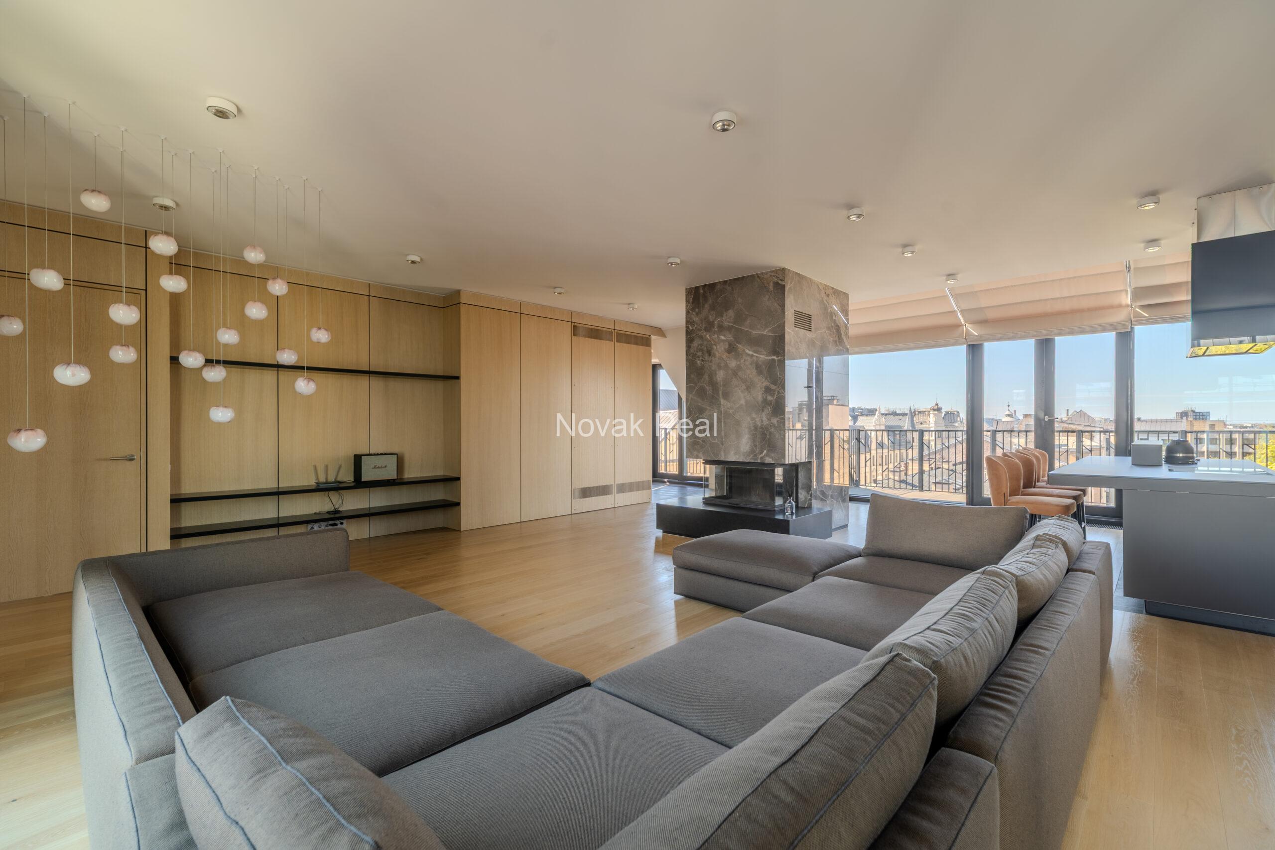 A bright and spacious four-bedroom apartment is offered for sale in the prestigious new development Club Central Residence II