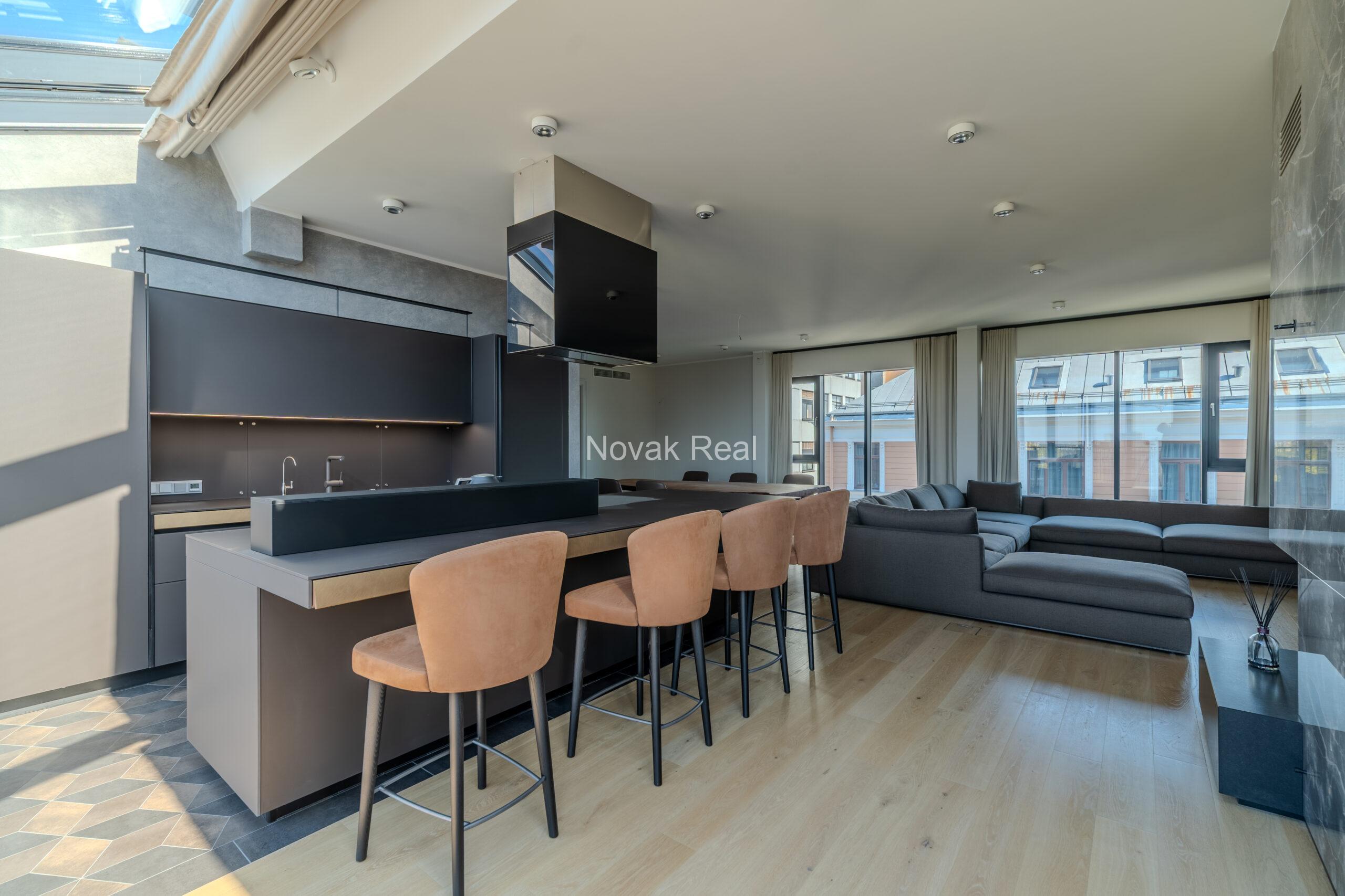 A bright and spacious four-bedroom apartment is offered for sale in the prestigious new development Club Central Residence II