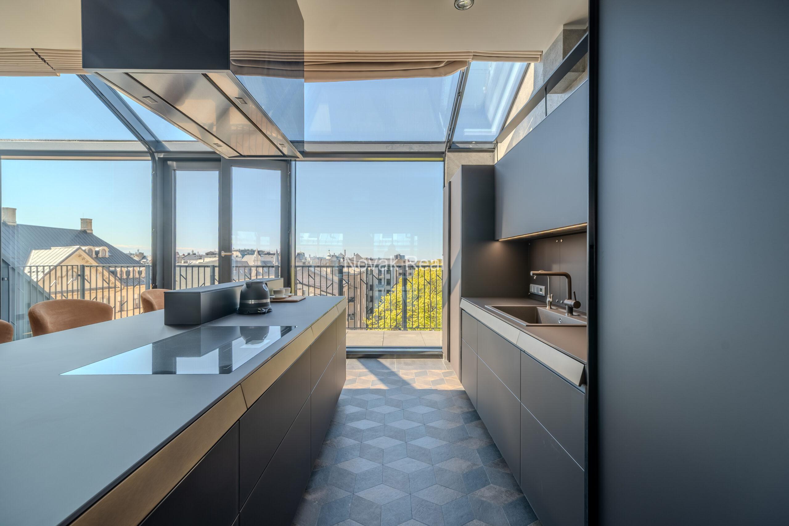 A bright and spacious four-bedroom apartment is offered for sale in the prestigious new development Club Central Residence II