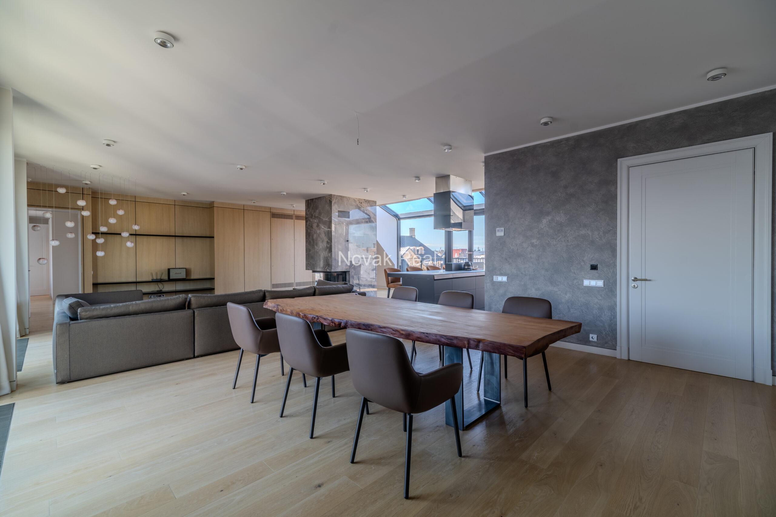A bright and spacious four-bedroom apartment is offered for sale in the prestigious new development Club Central Residence II