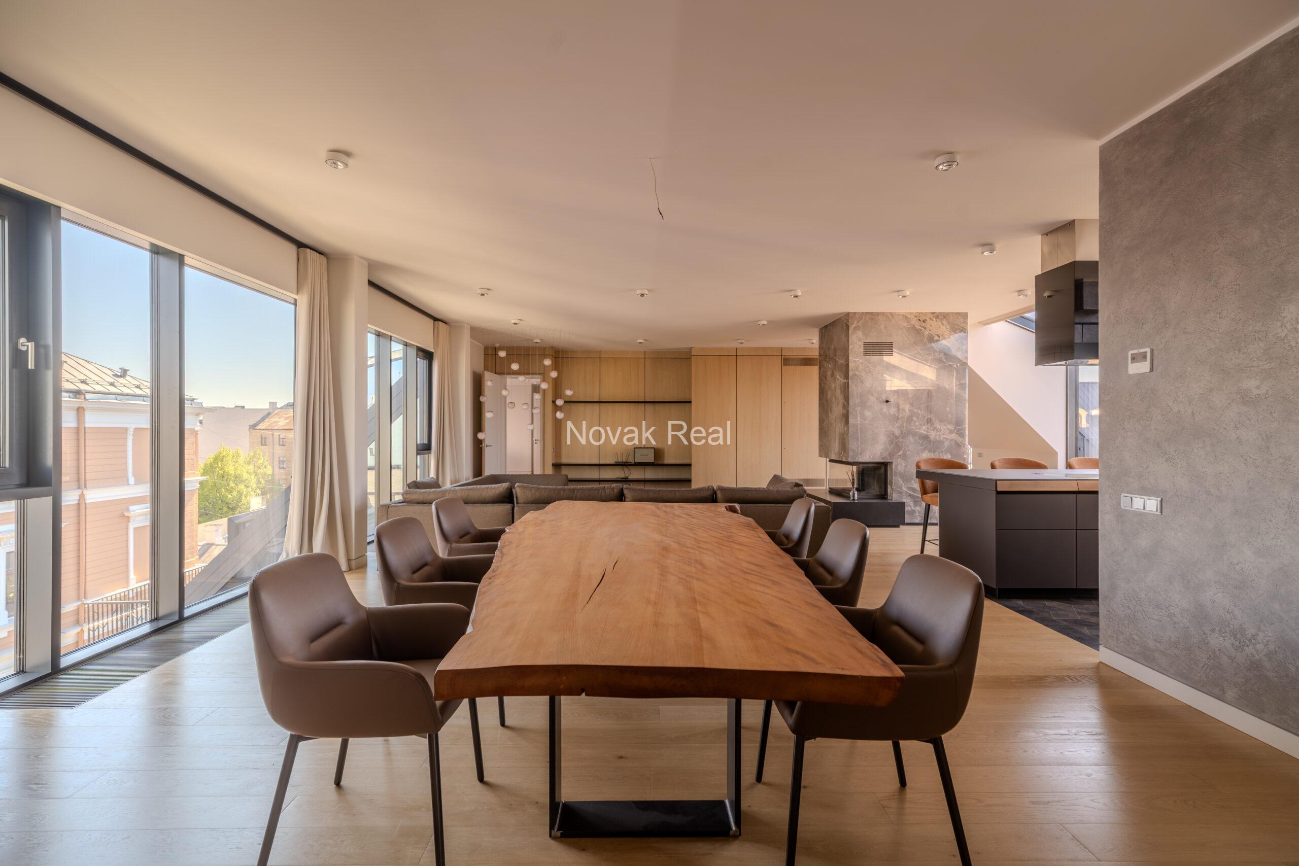 A bright and spacious four-bedroom apartment is offered for sale in the prestigious new development Club Central Residence II
