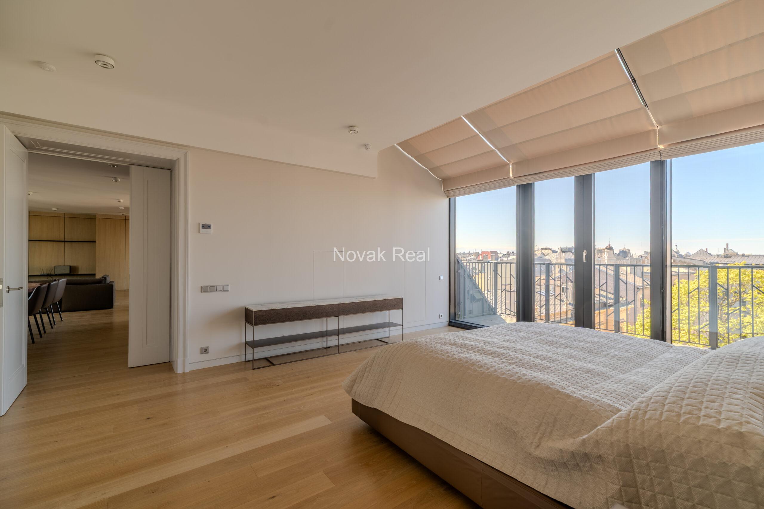 A bright and spacious four-bedroom apartment is offered for sale in the prestigious new development Club Central Residence II