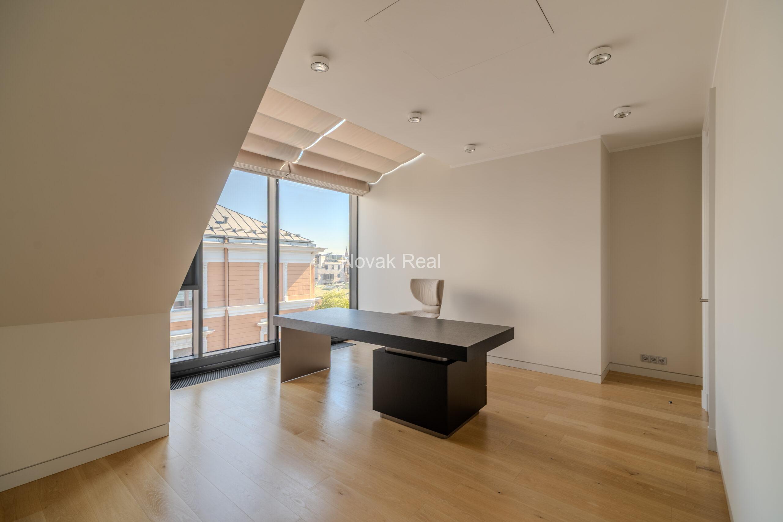 A bright and spacious four-bedroom apartment is offered for sale in the prestigious new development Club Central Residence II