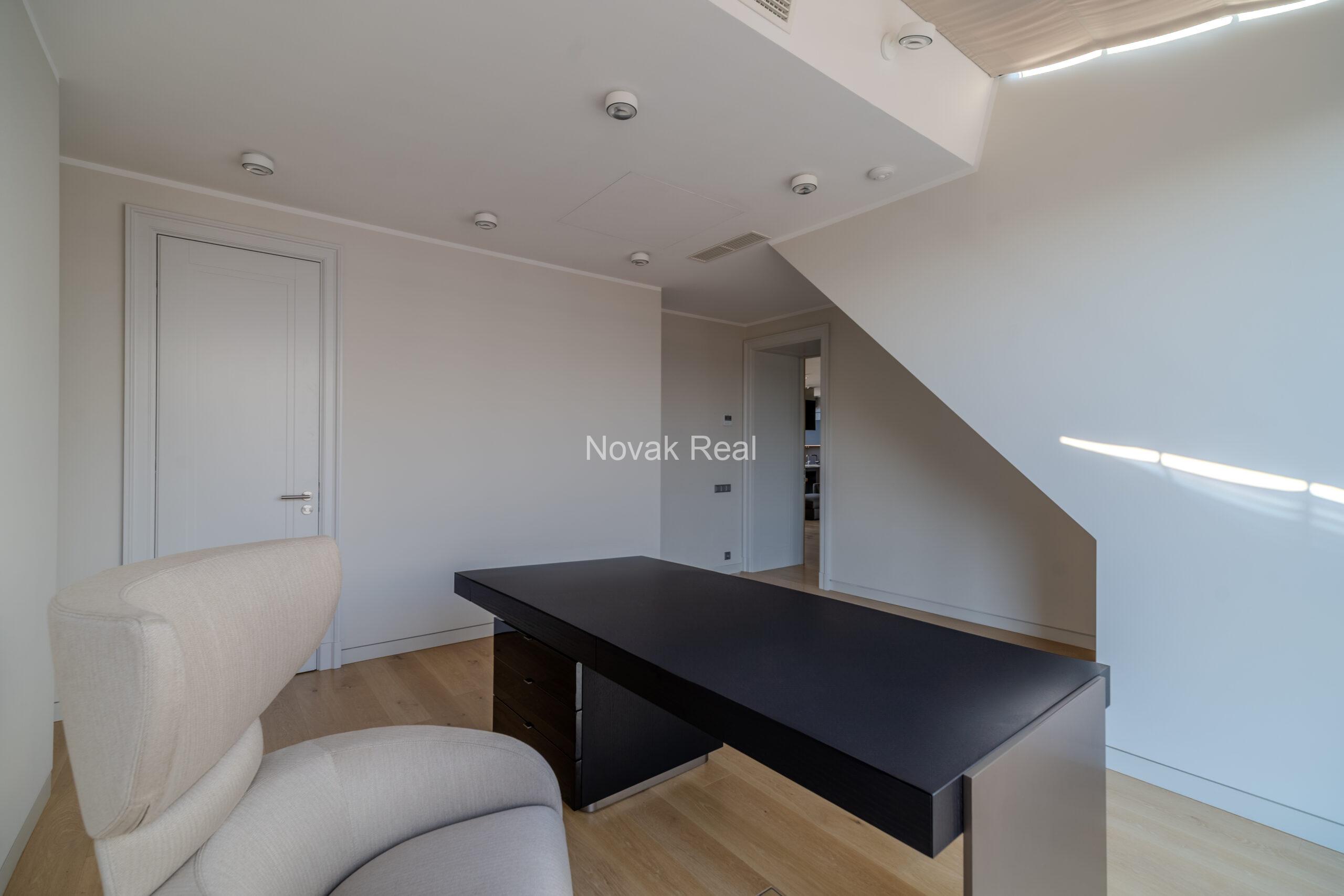 A bright and spacious four-bedroom apartment is offered for sale in the prestigious new development Club Central Residence II