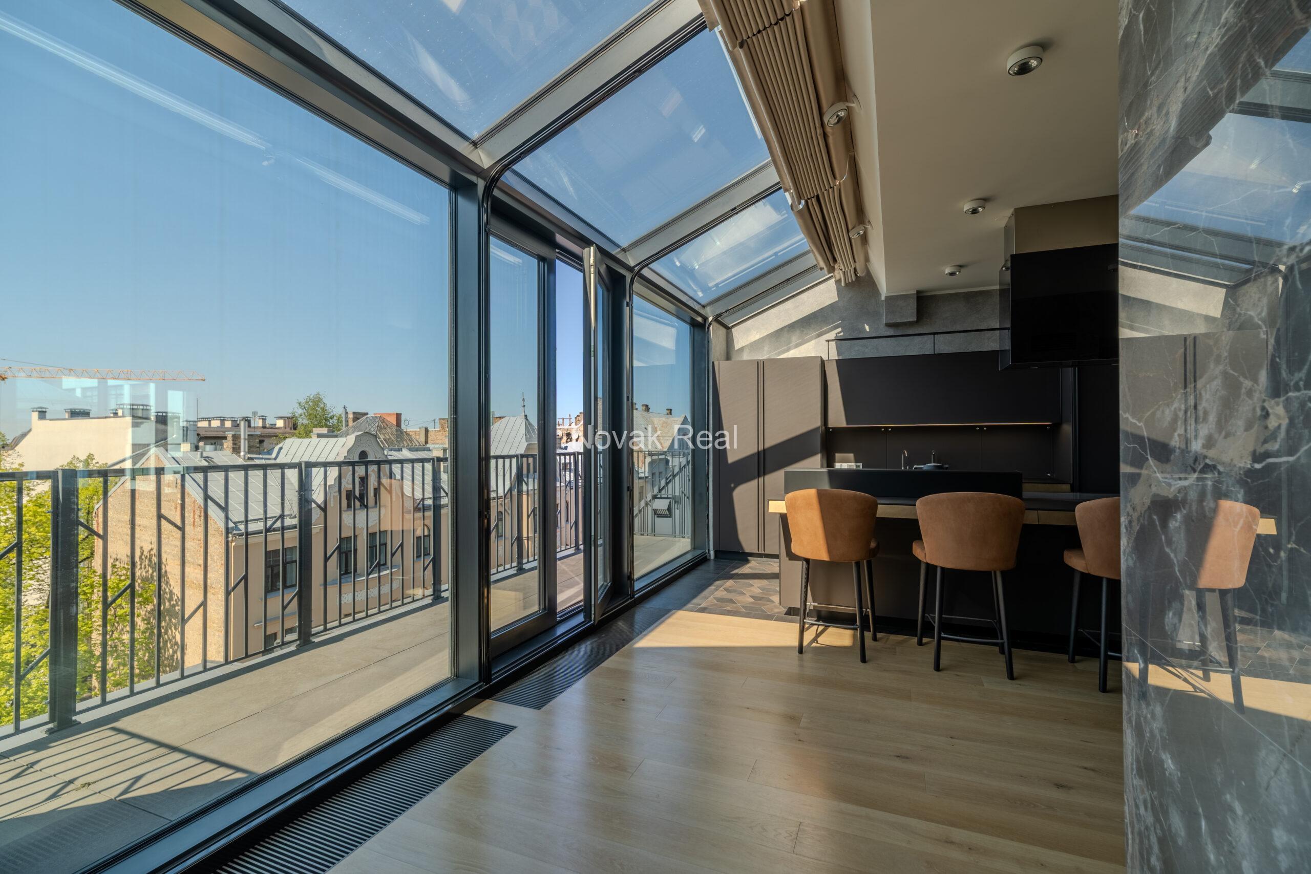 A bright and spacious four-bedroom apartment is offered for sale in the prestigious new development Club Central Residence II