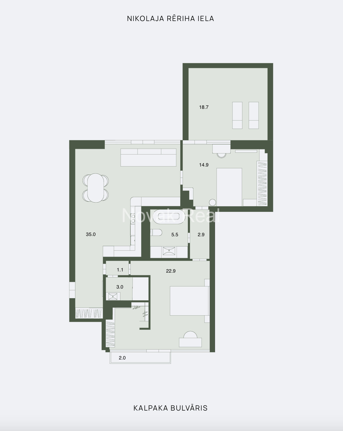 Elegant 2-Bedroom Apartment with Terrace in Kalpaka Residence
