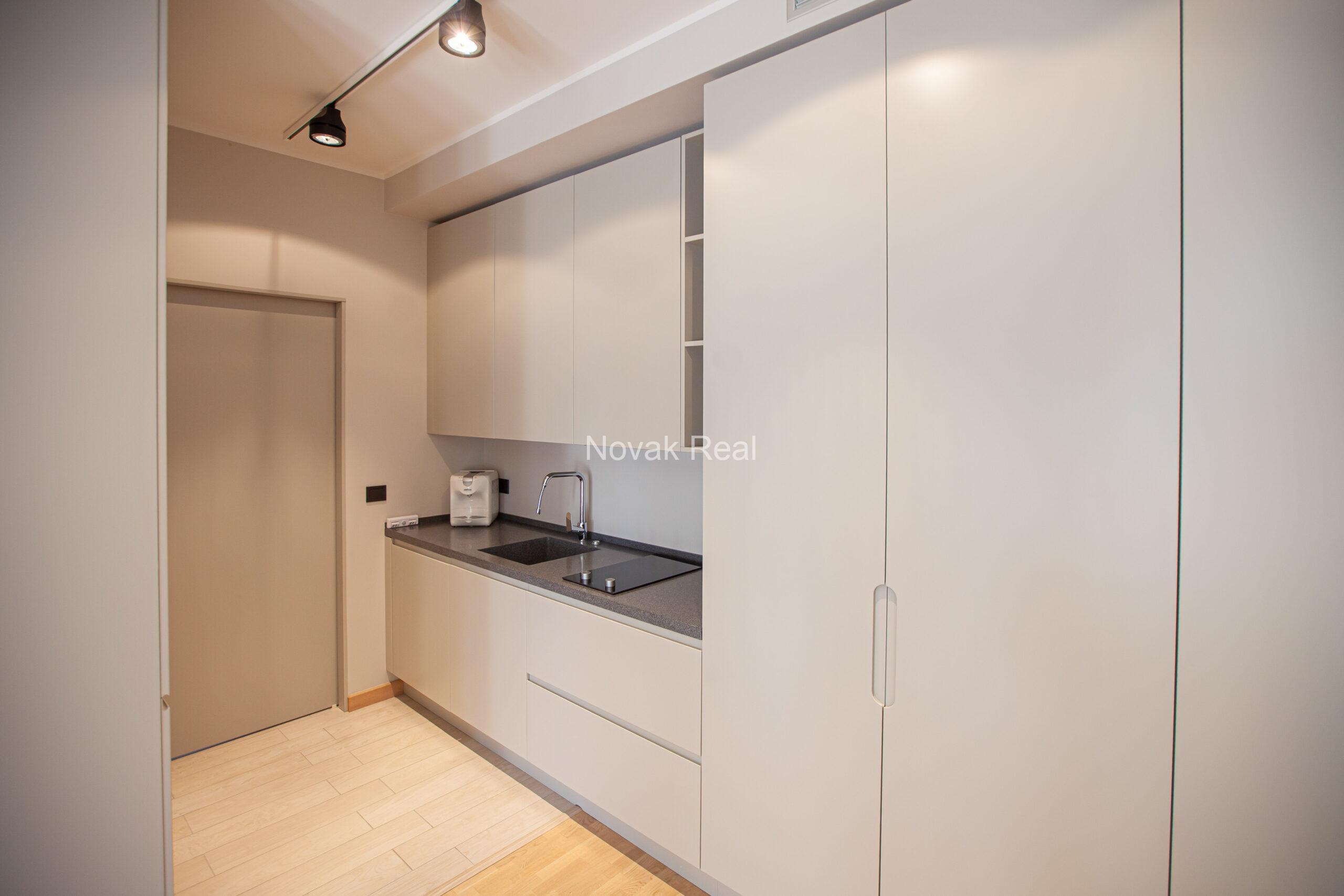Spacious apartment with multiple terraces and private outdoor area in Lielupe
