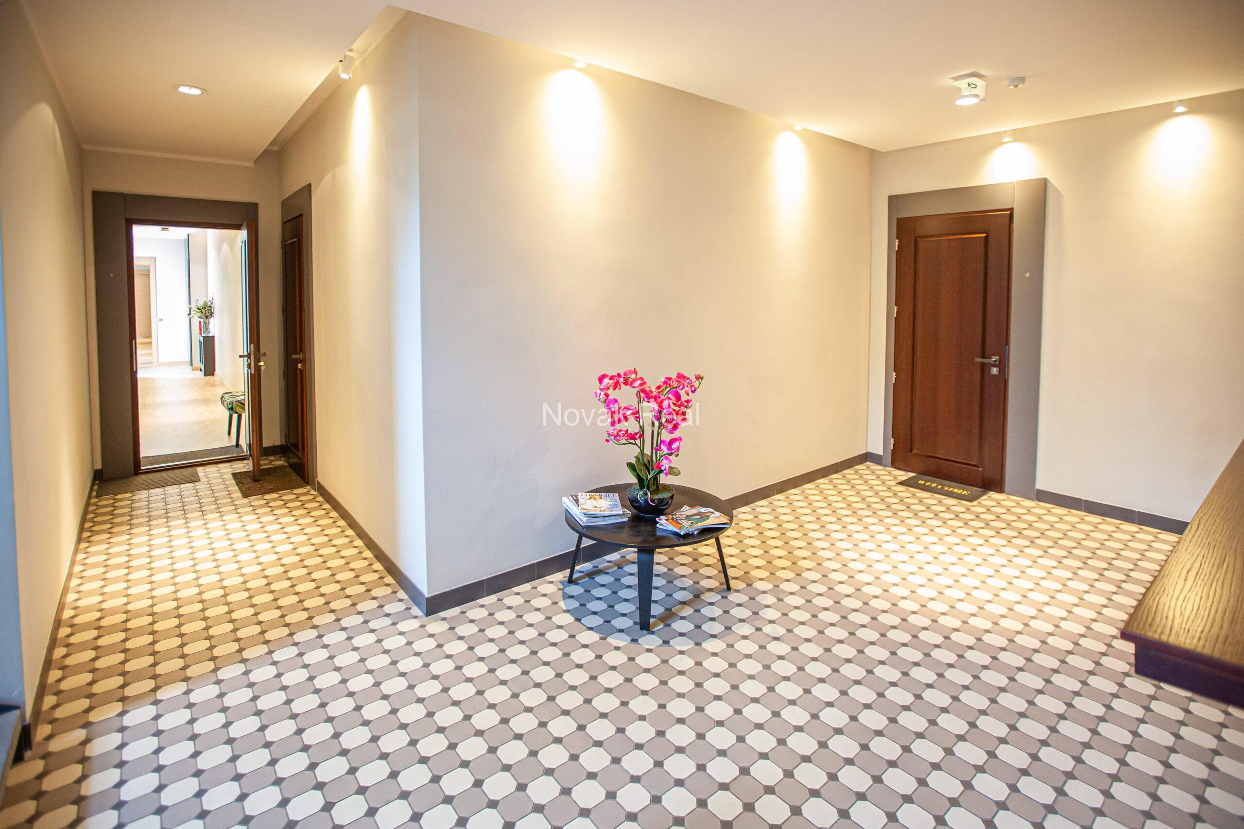 Spacious apartment with multiple terraces and private outdoor area in Lielupe