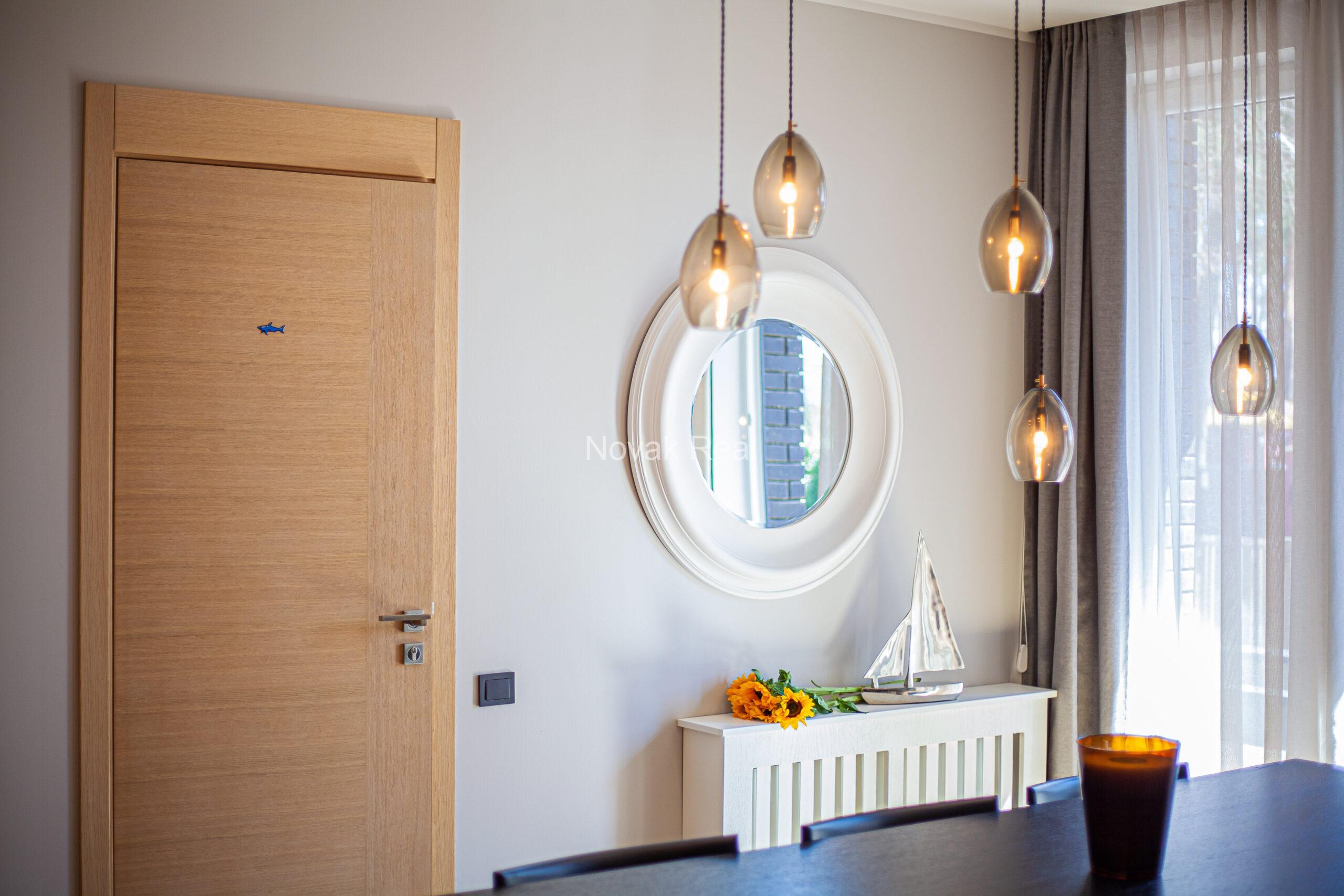 Spacious apartment with multiple terraces and private outdoor area in Lielupe
